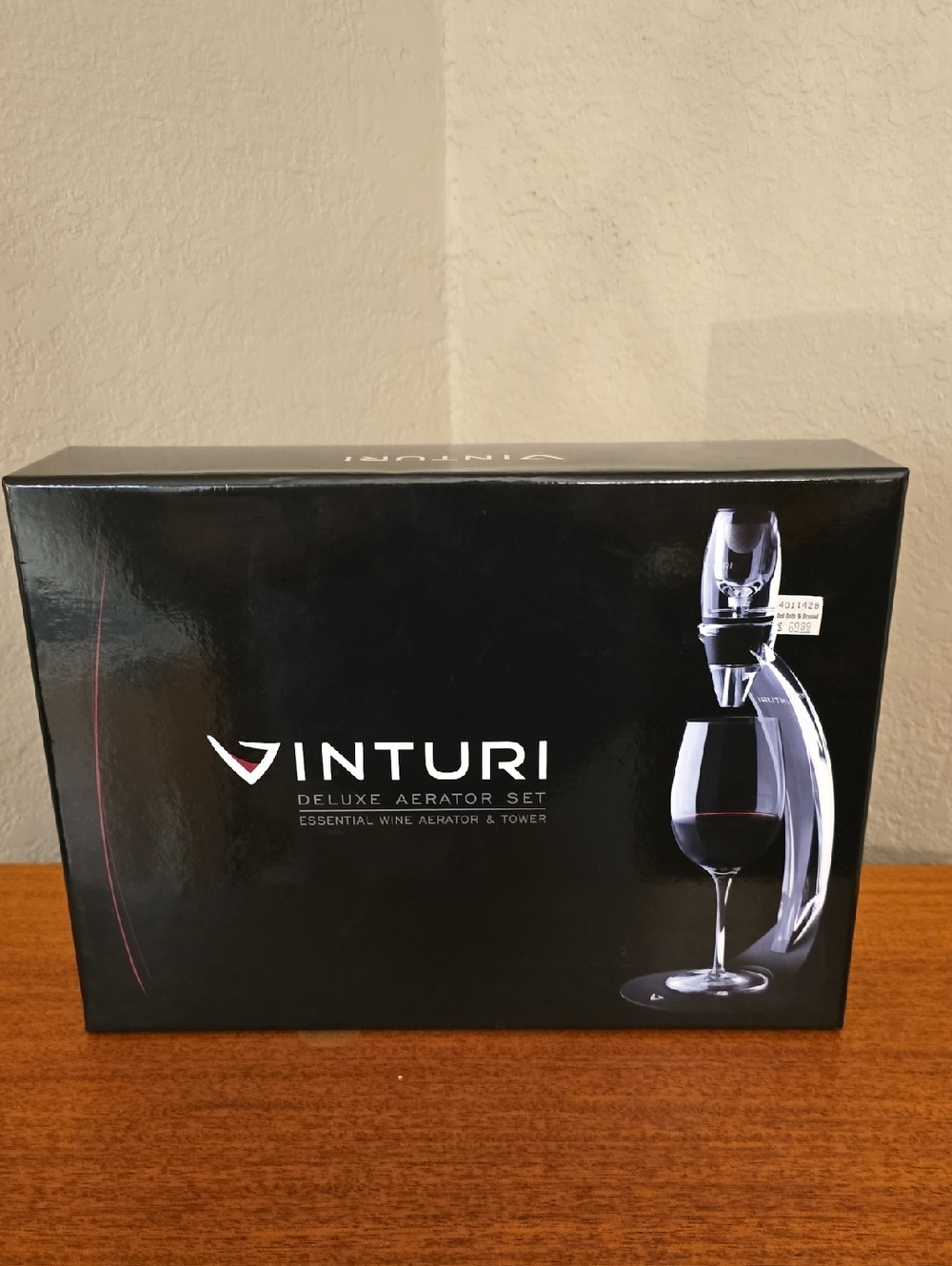 Vinturi Deluxe Wine Aerator Set with Aerator & Tower